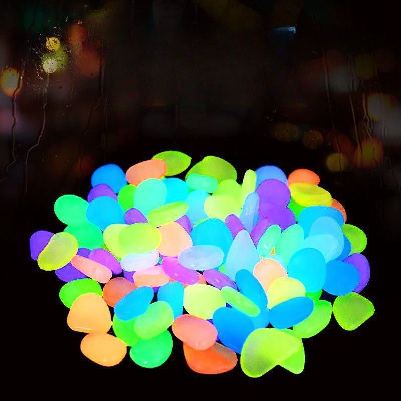 Wholesale 10PCS Fish Tank Decoration Fluorescent Stones